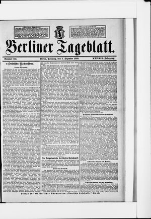 Berliner Tageblatt und Handels-Zeitung vom 03.12.1899