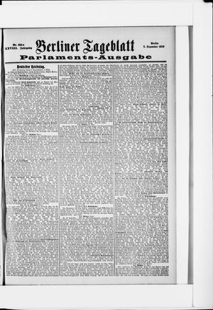 Berliner Tageblatt und Handels-Zeitung vom 06.12.1899