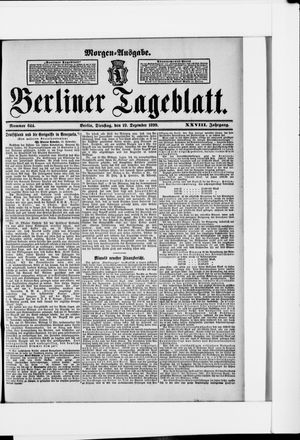 Berliner Tageblatt und Handels-Zeitung vom 19.12.1899