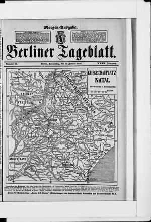Berliner Tageblatt und Handels-Zeitung on Jan 11, 1900