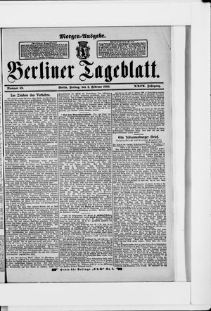 Berliner Tageblatt und Handels-Zeitung on Feb 2, 1900