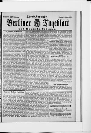 Berliner Tageblatt und Handels-Zeitung vom 06.02.1900