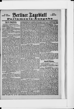 Berliner Tageblatt und Handels-Zeitung on Mar 2, 1900