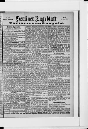 Berliner Tageblatt und Handels-Zeitung vom 11.03.1900