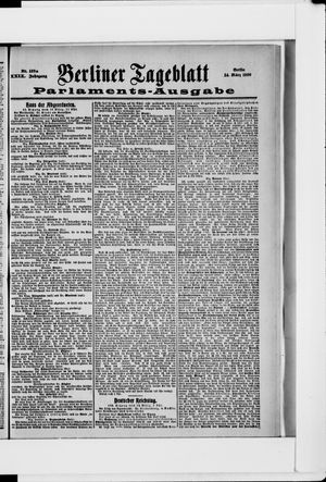 Berliner Tageblatt und Handels-Zeitung vom 14.03.1900