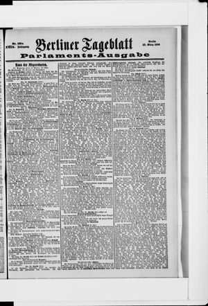 Berliner Tageblatt und Handels-Zeitung on Mar 16, 1900