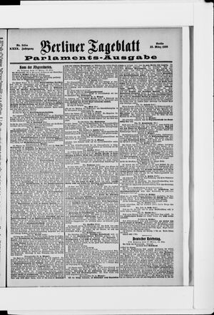 Berliner Tageblatt und Handels-Zeitung on Mar 17, 1900