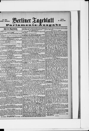 Berliner Tageblatt und Handels-Zeitung on Mar 27, 1900