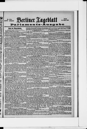 Berliner Tageblatt und Handels-Zeitung on Apr 25, 1900