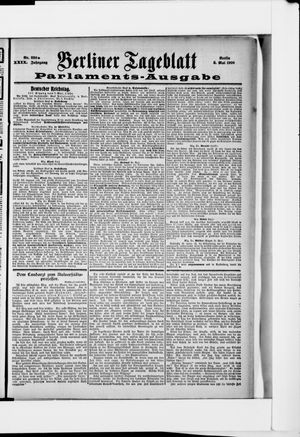 Berliner Tageblatt und Handels-Zeitung vom 08.05.1900