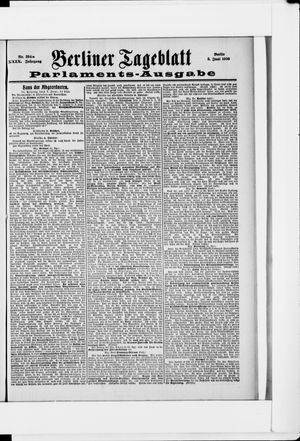Berliner Tageblatt und Handels-Zeitung vom 08.06.1900