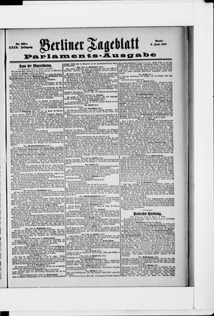 Berliner Tageblatt und Handels-Zeitung vom 09.06.1900