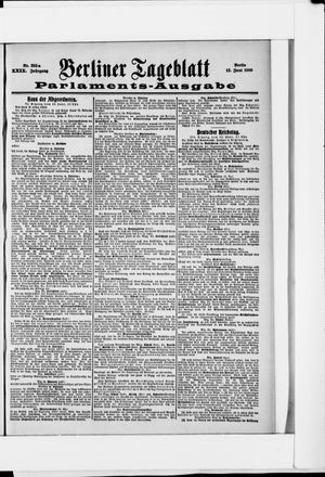 Berliner Tageblatt und Handels-Zeitung vom 13.06.1900