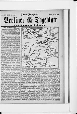 Berliner Tageblatt und Handels-Zeitung vom 15.06.1900