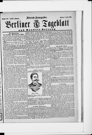 Berliner Tageblatt und Handels-Zeitung on Jul 2, 1900