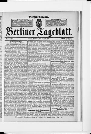 Berliner Tageblatt und Handels-Zeitung on Jul 4, 1900