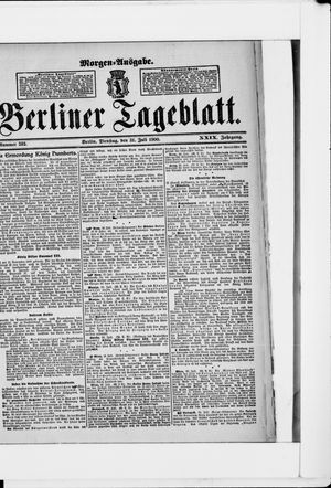 Berliner Tageblatt und Handels-Zeitung on Jul 31, 1900