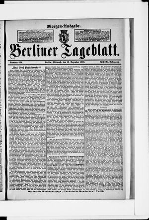 Berliner Tageblatt und Handels-Zeitung on Dec 12, 1900