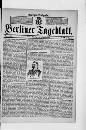 Berliner Tageblatt und Handels-Zeitung vom 08.01.1901