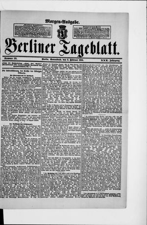Berliner Tageblatt und Handels-Zeitung vom 02.02.1901