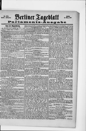 Berliner Tageblatt und Handels-Zeitung vom 17.03.1901