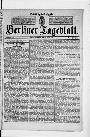 Berliner Tageblatt und Handels-Zeitung vom 31.03.1901