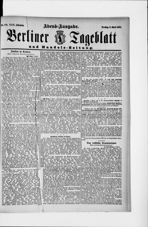 Berliner Tageblatt und Handels-Zeitung vom 09.04.1901