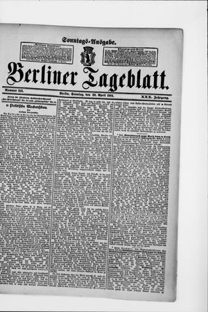 Berliner Tageblatt und Handels-Zeitung vom 28.04.1901