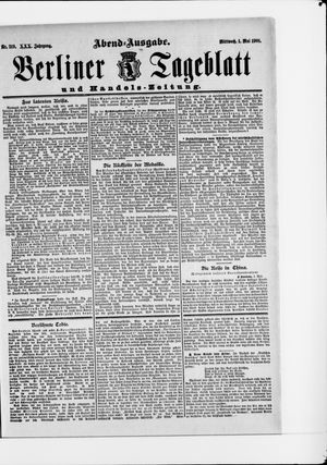 Berliner Tageblatt und Handels-Zeitung vom 01.05.1901