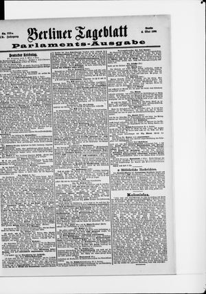 Berliner Tageblatt und Handels-Zeitung on May 4, 1901