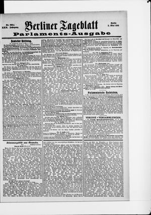 Berliner Tageblatt und Handels-Zeitung vom 05.05.1901
