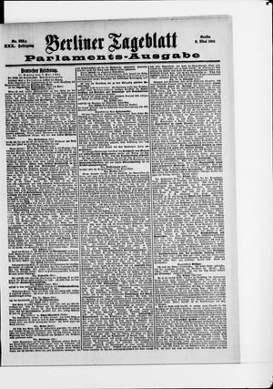 Berliner Tageblatt und Handels-Zeitung vom 09.05.1901