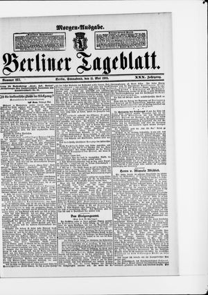 Berliner Tageblatt und Handels-Zeitung vom 11.05.1901