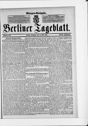 Berliner Tageblatt und Handels-Zeitung vom 14.05.1901