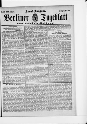 Berliner Tageblatt und Handels-Zeitung on May 14, 1901