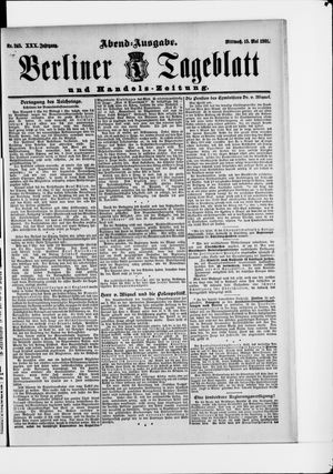 Berliner Tageblatt und Handels-Zeitung vom 15.05.1901