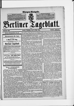 Berliner Tageblatt und Handels-Zeitung on May 21, 1901