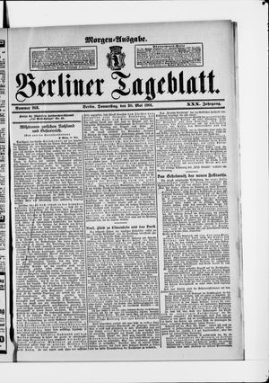Berliner Tageblatt und Handels-Zeitung vom 30.05.1901