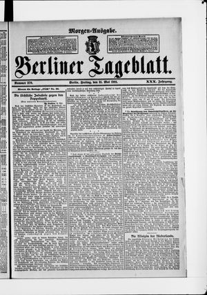 Berliner Tageblatt und Handels-Zeitung vom 31.05.1901
