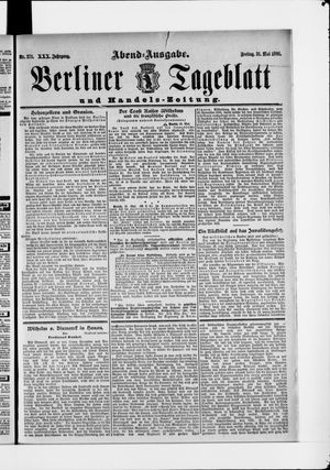 Berliner Tageblatt und Handels-Zeitung vom 31.05.1901