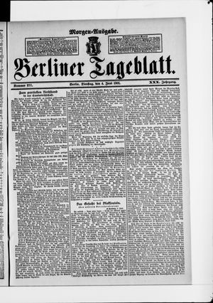 Berliner Tageblatt und Handels-Zeitung vom 04.06.1901