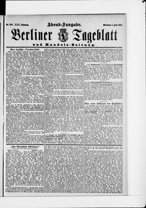 Berliner Tageblatt und Handels-Zeitung vom 05.06.1901