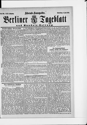 Berliner Tageblatt und Handels-Zeitung vom 06.06.1901