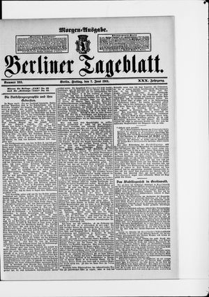 Berliner Tageblatt und Handels-Zeitung vom 07.06.1901