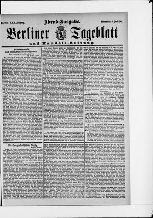 Berliner Tageblatt und Handels-Zeitung vom 08.06.1901