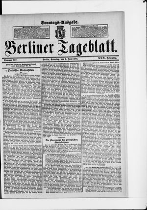 Berliner Tageblatt und Handels-Zeitung on Jun 9, 1901