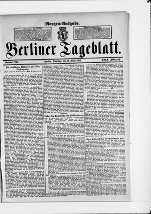 Berliner Tageblatt und Handels-Zeitung vom 11.06.1901