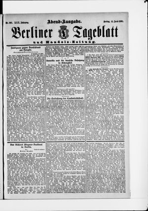 Berliner Tageblatt und Handels-Zeitung vom 14.06.1901