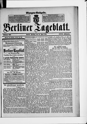 Berliner Tageblatt und Handels-Zeitung vom 21.06.1901