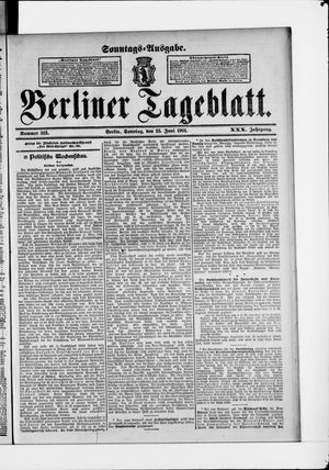 Berliner Tageblatt und Handels-Zeitung vom 23.06.1901